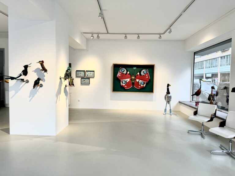 EXOgallery installation view of sculptures by Matthias Garff