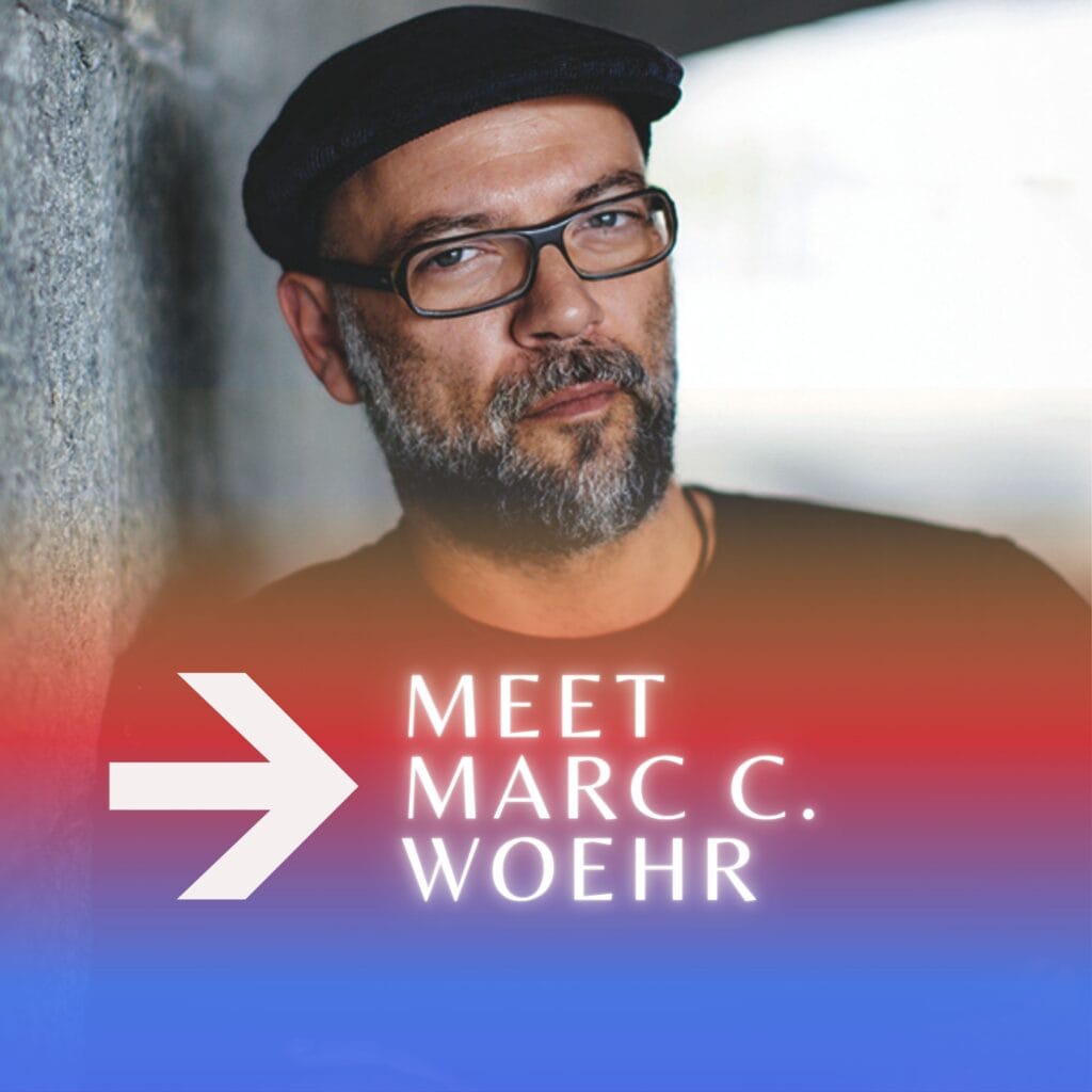 Podcast Cover: Artist on Art Meet Marc C. Woehr